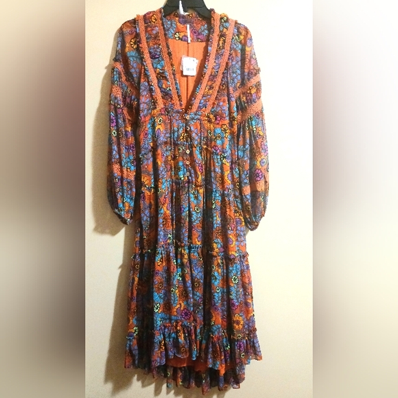 Anthropologie Bohemian Maxidress - Picture 2 of 5